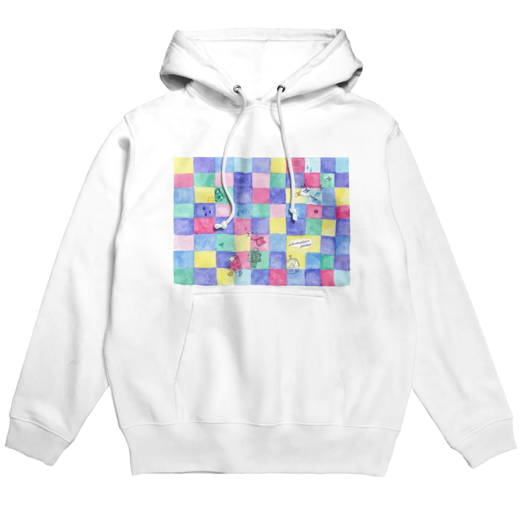 illustration akko shopの水彩絵の具 Hoodie