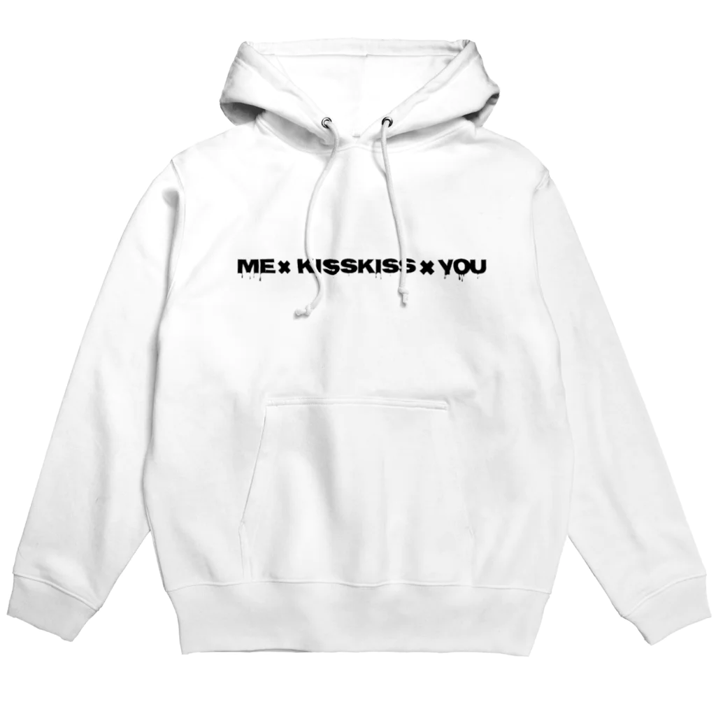 me×kisskiss×youのme×kisskiss×you Rabbitデザイン Hoodie