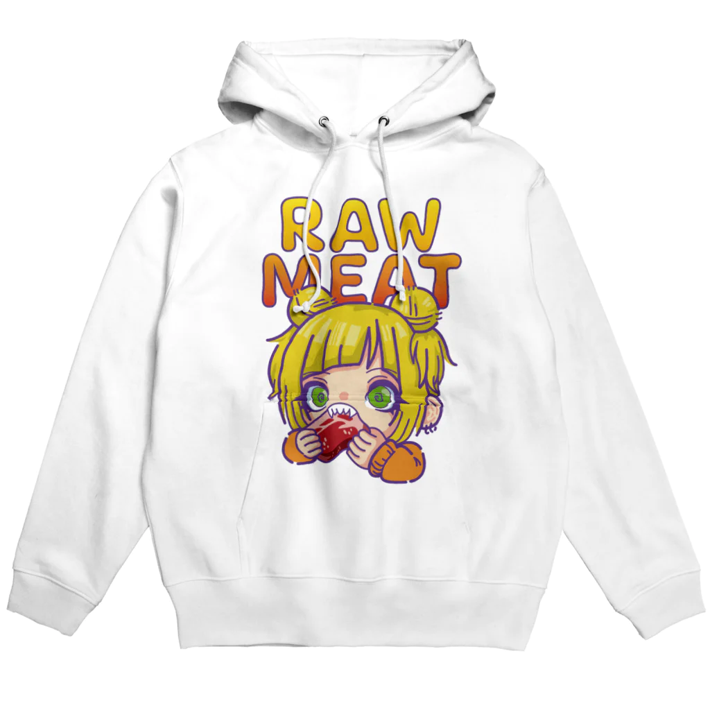 お肉屋さんのカニバ女 Hoodie