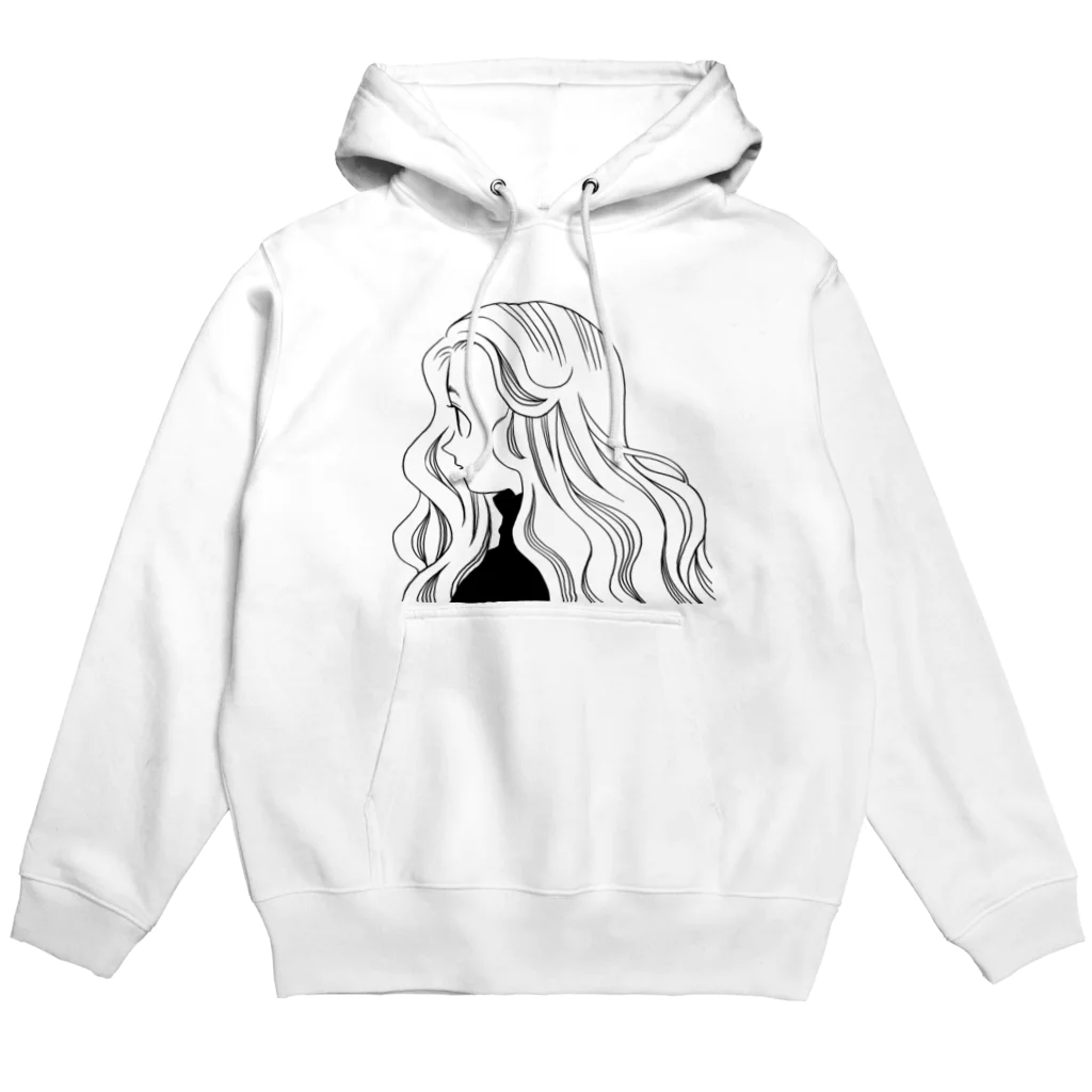 ねむ吉屋のみつめる横顔 Hoodie