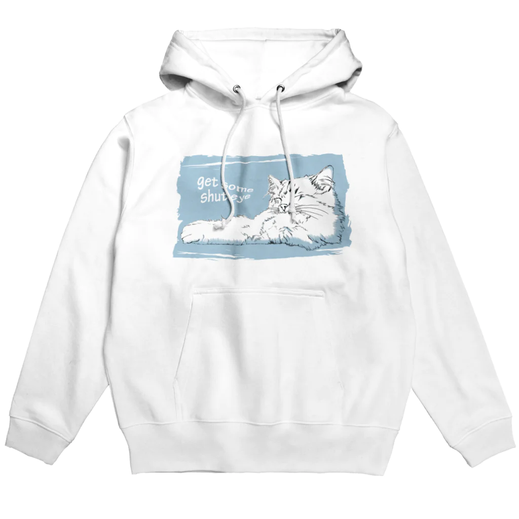 夜飯屋のトモの寝る猫 Hoodie