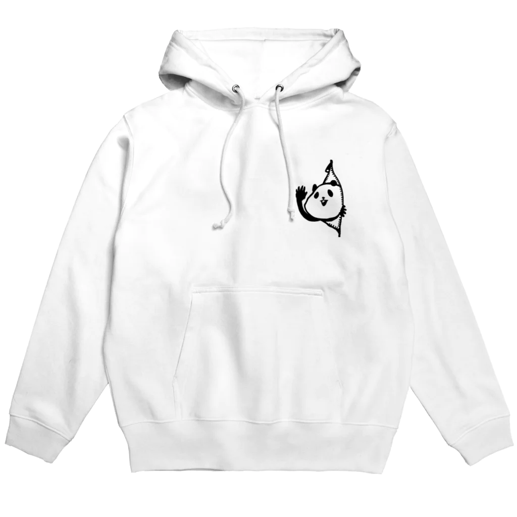 ゆるりの顔出しパンダ Hoodie