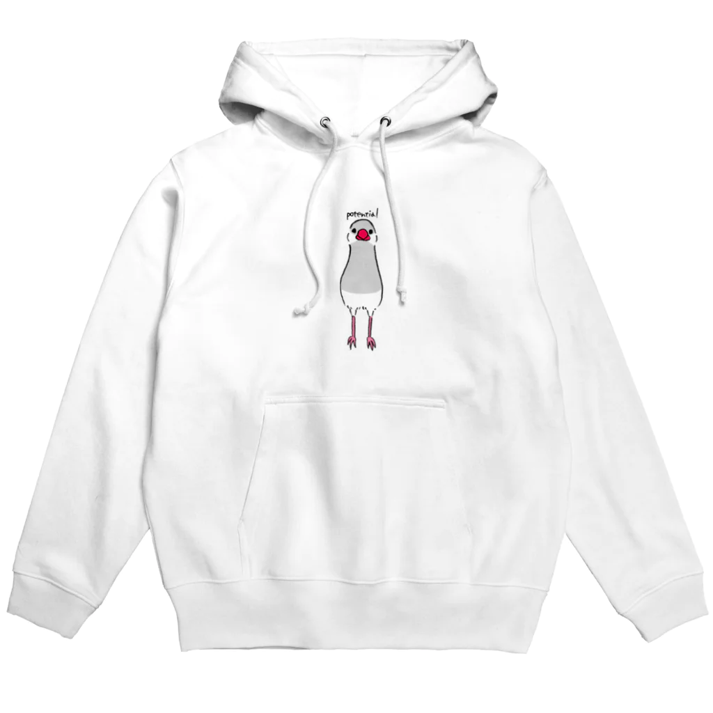 suzumaruのシルバー文鳥のポテンシャル Hoodie