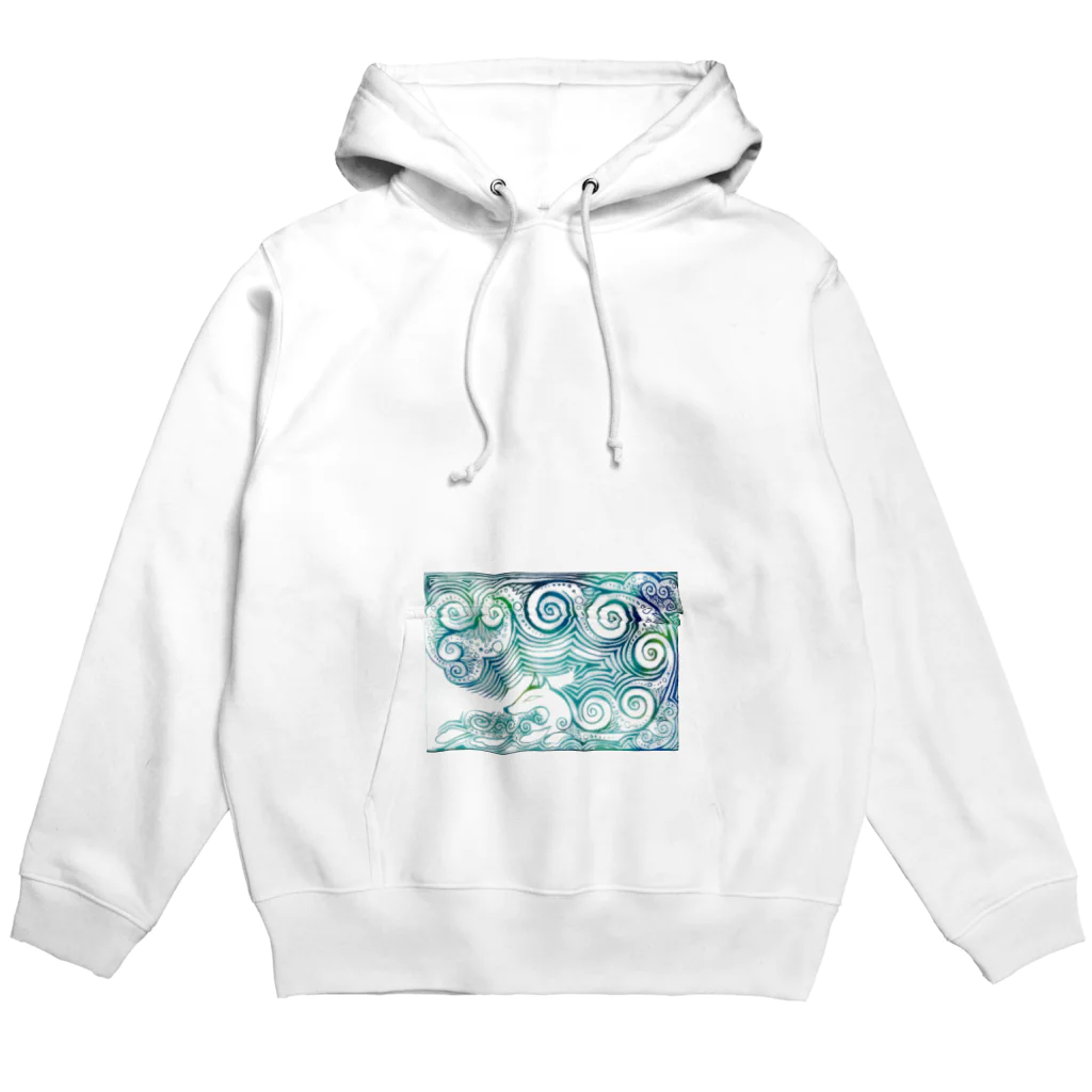 deketa　　の九尾の狐　雲上 Hoodie