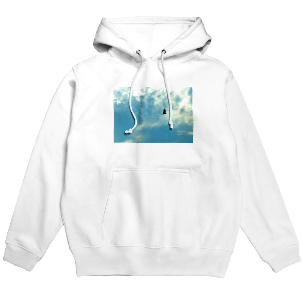 アウト ザ ブルーの稲村ヶ崎の空 Hoodie