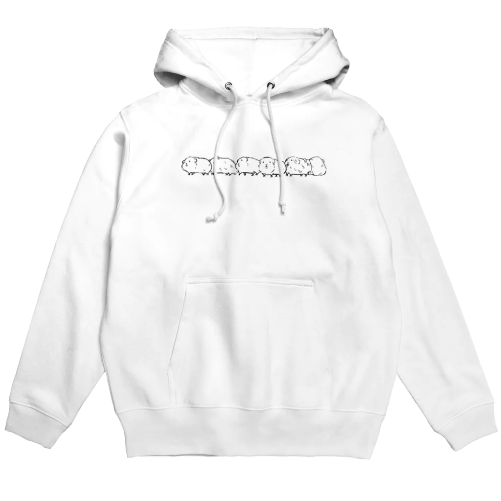 299（にくきゅう）のモルモットいっぱい Hoodie