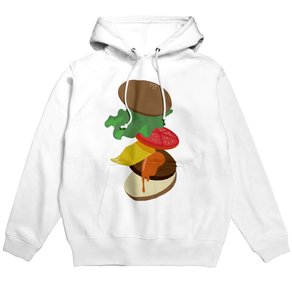 AWESOME HAMBURGERのチーズバーガー Hoodie