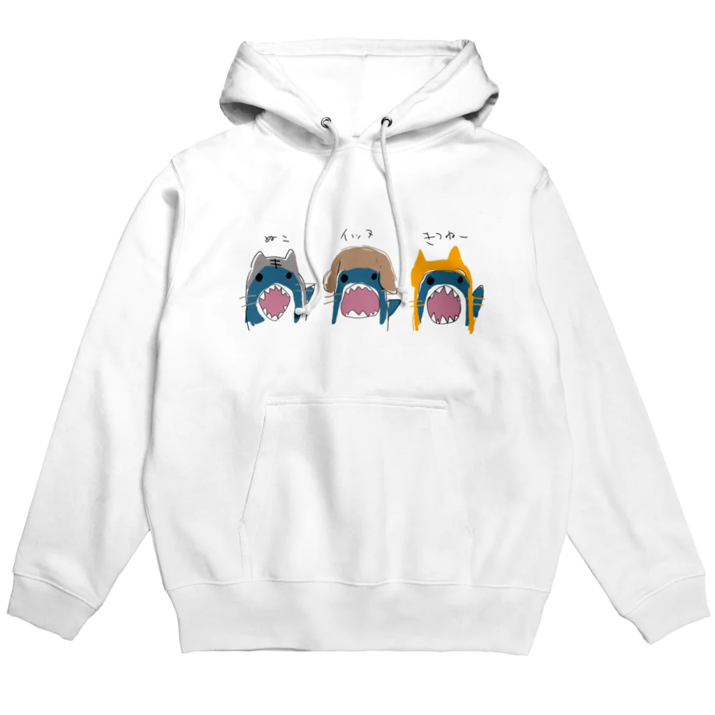 rosineのさめトリオ Hoodie