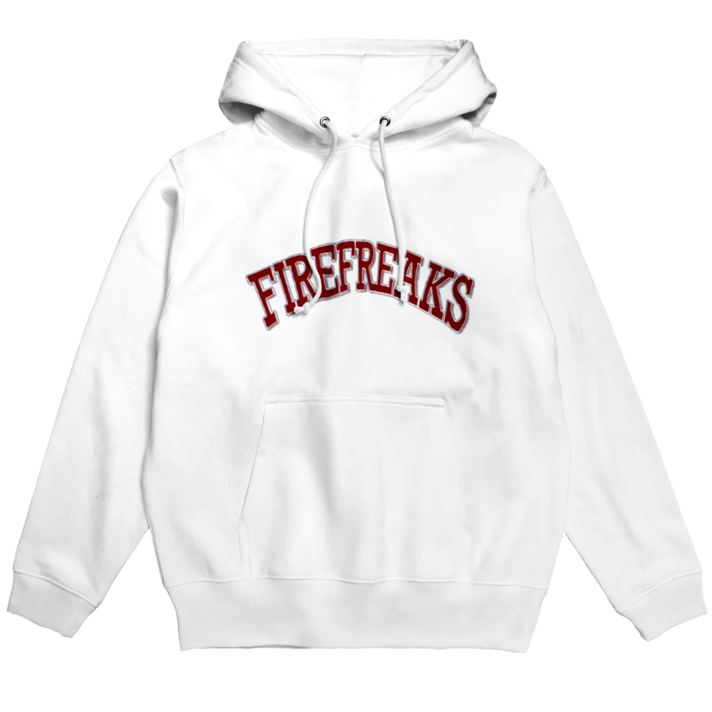 FF OutfittersのFIRE FREAKS カレッジロゴ パーカー