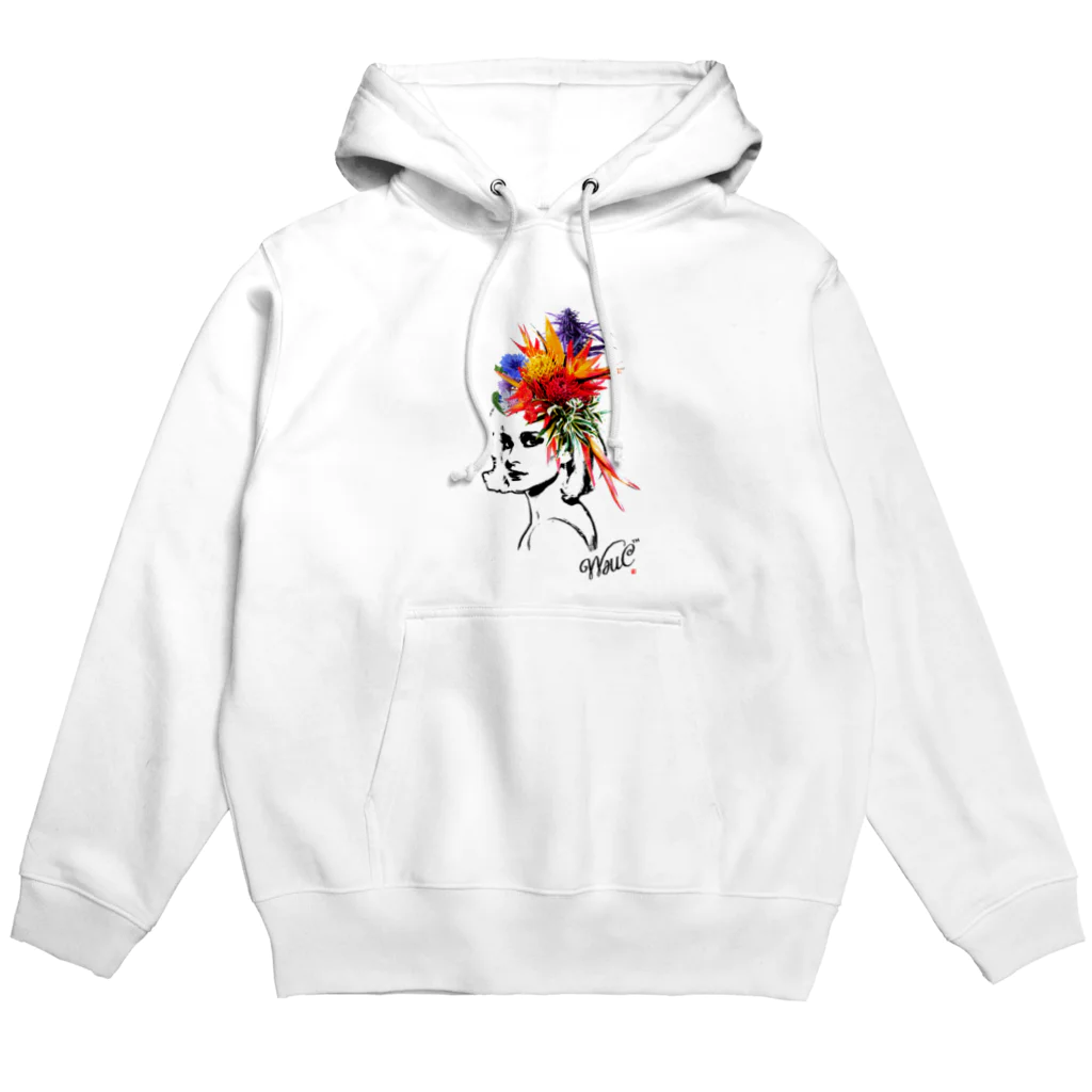 スズキ、テラダさんのトロピカルガール Hoodie