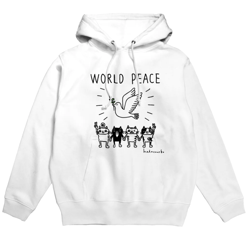 hadaconeko shopのworld peace パーカー