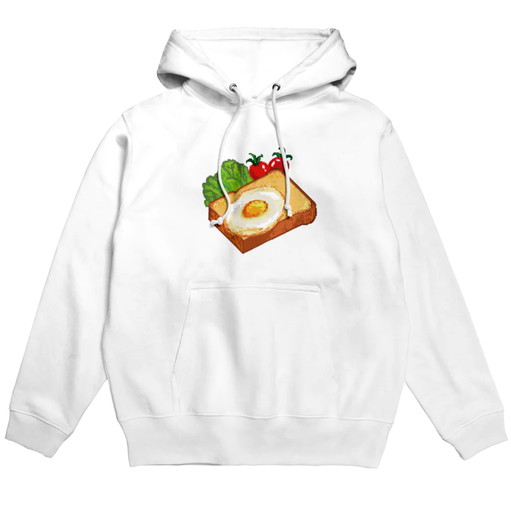 Wonder Bird Forestのピクセル・目玉焼きトースト Hoodie