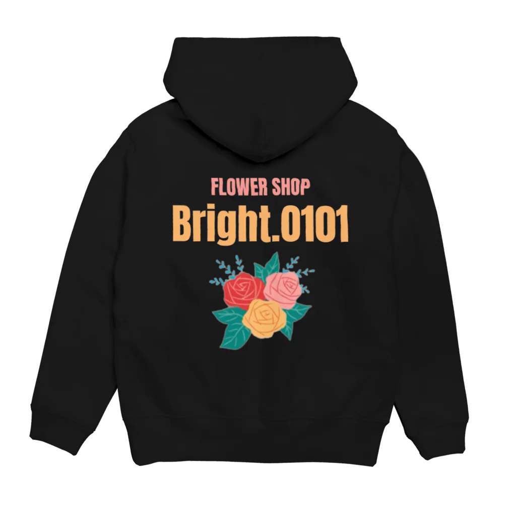 BrightのBright.0101ロゴ Hoodie:back