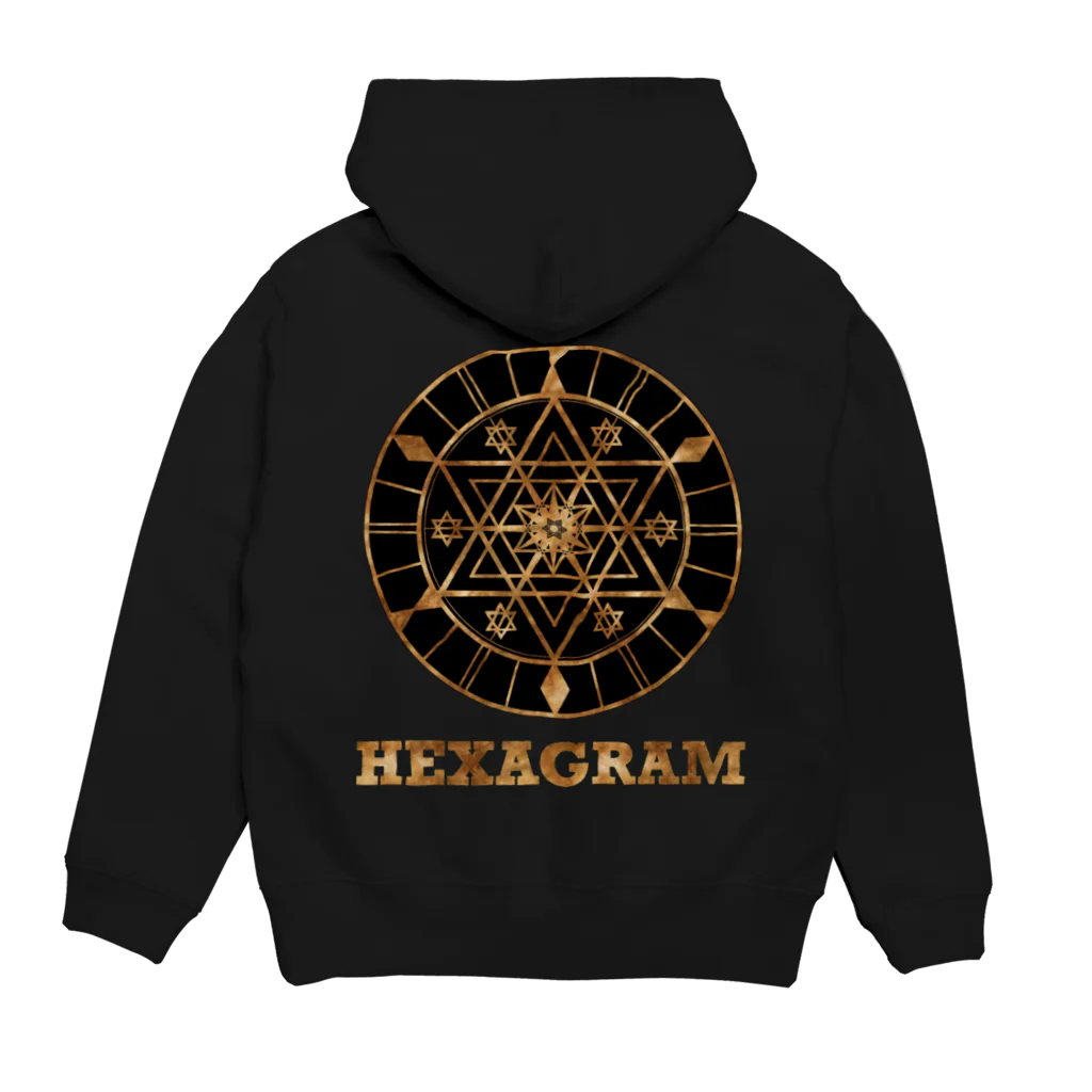 薈.collectionのHexagramシリーズ パーカーの裏面