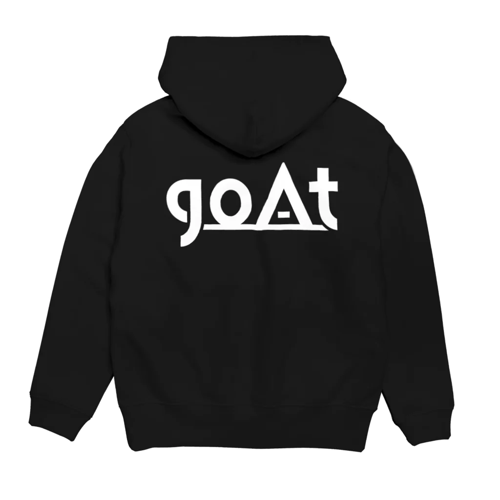 goAtのgoAtオリジナルグッズ：ブラック Hoodie:back