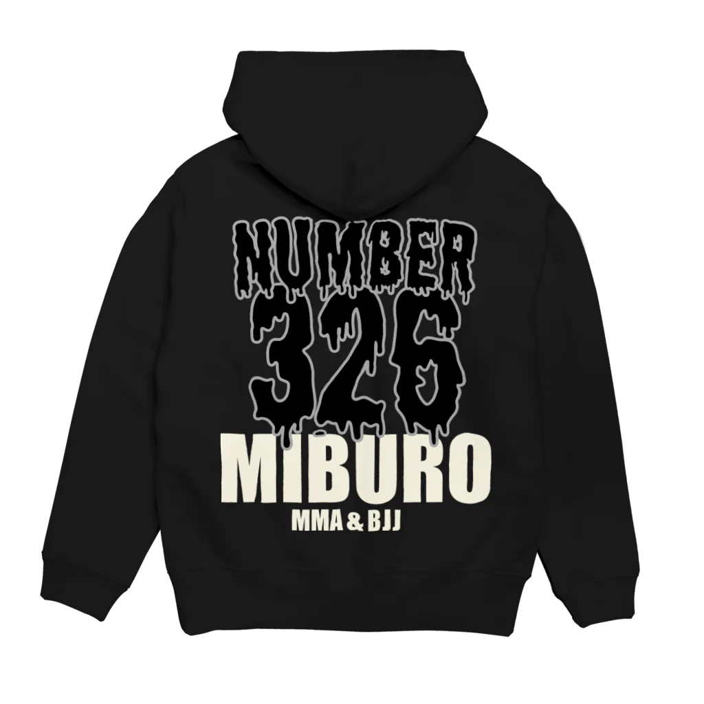 No.326のドロドロ№326−B Hoodie:back