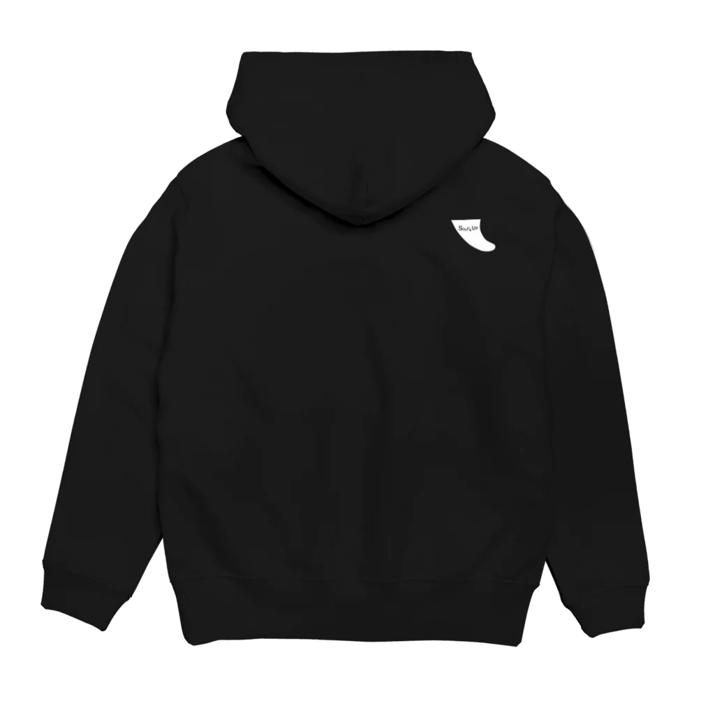 なかむらりか商店のトラック猫　白文字 Hoodie:back