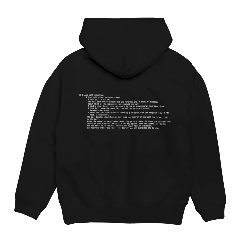 Punch-Kのジャンプボールシチュエーション Hoodie:back