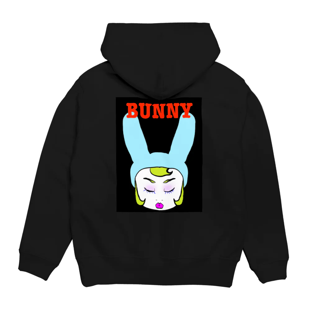 mamo〜のBunny girl Hoodie:back