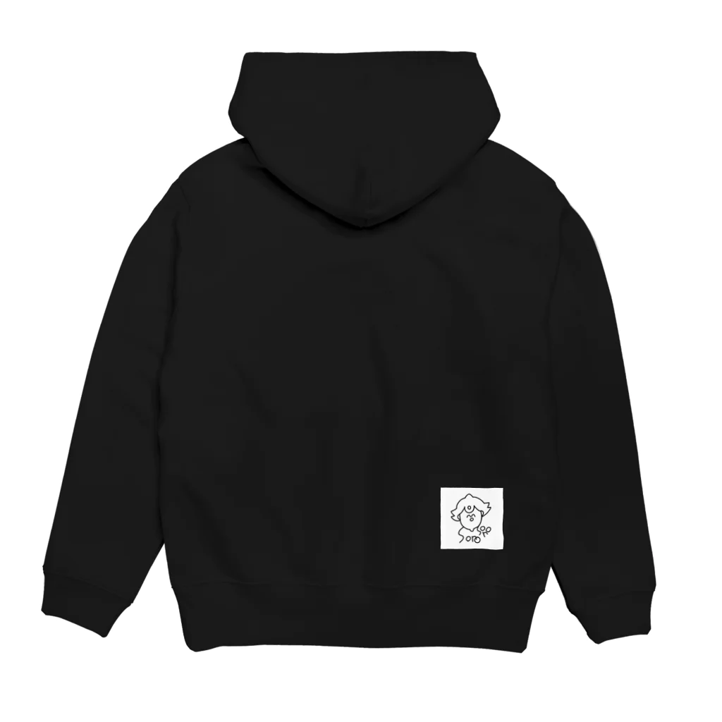 hacoの素麺好好好 Hoodie:back