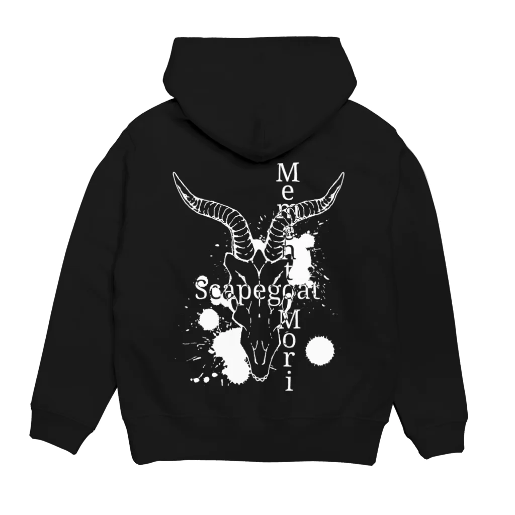 ScapegoatのScapegoat-Memento Mori Hoodie:back