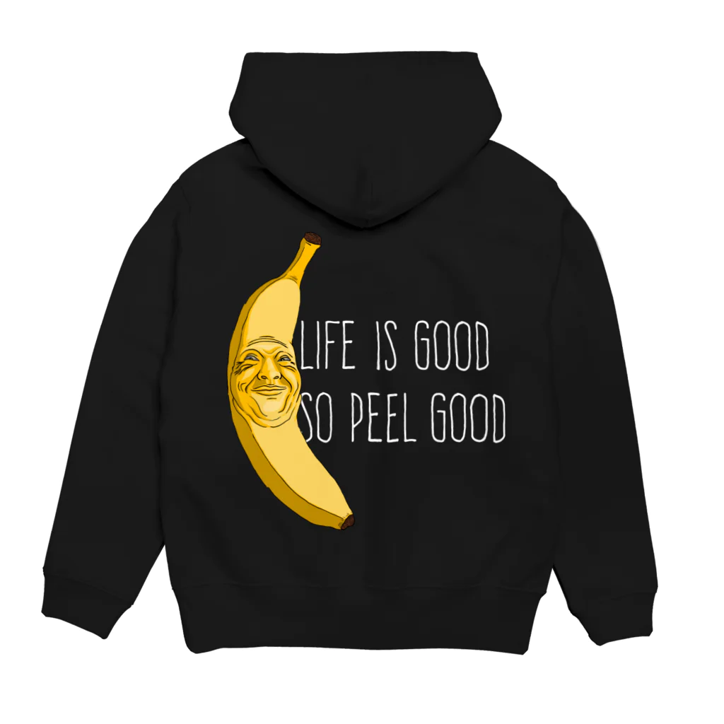 Peel Good SHOPのLife Is Good So Peel Good パーカーの裏面