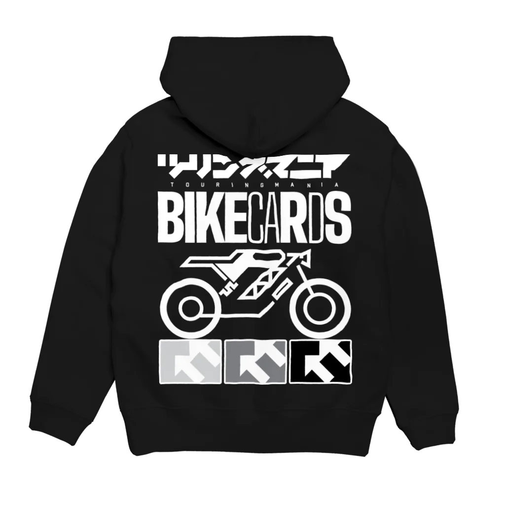 ツーリングマニア / ウワガキらぼのツーリングマニアBIKECARDS〈バイカーズ〉 Hoodie:back