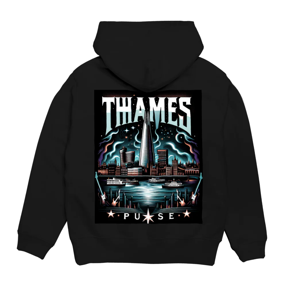 FAKE ARTIST ～架空アーティストグッズ～のThames Pulse Hoodie:back