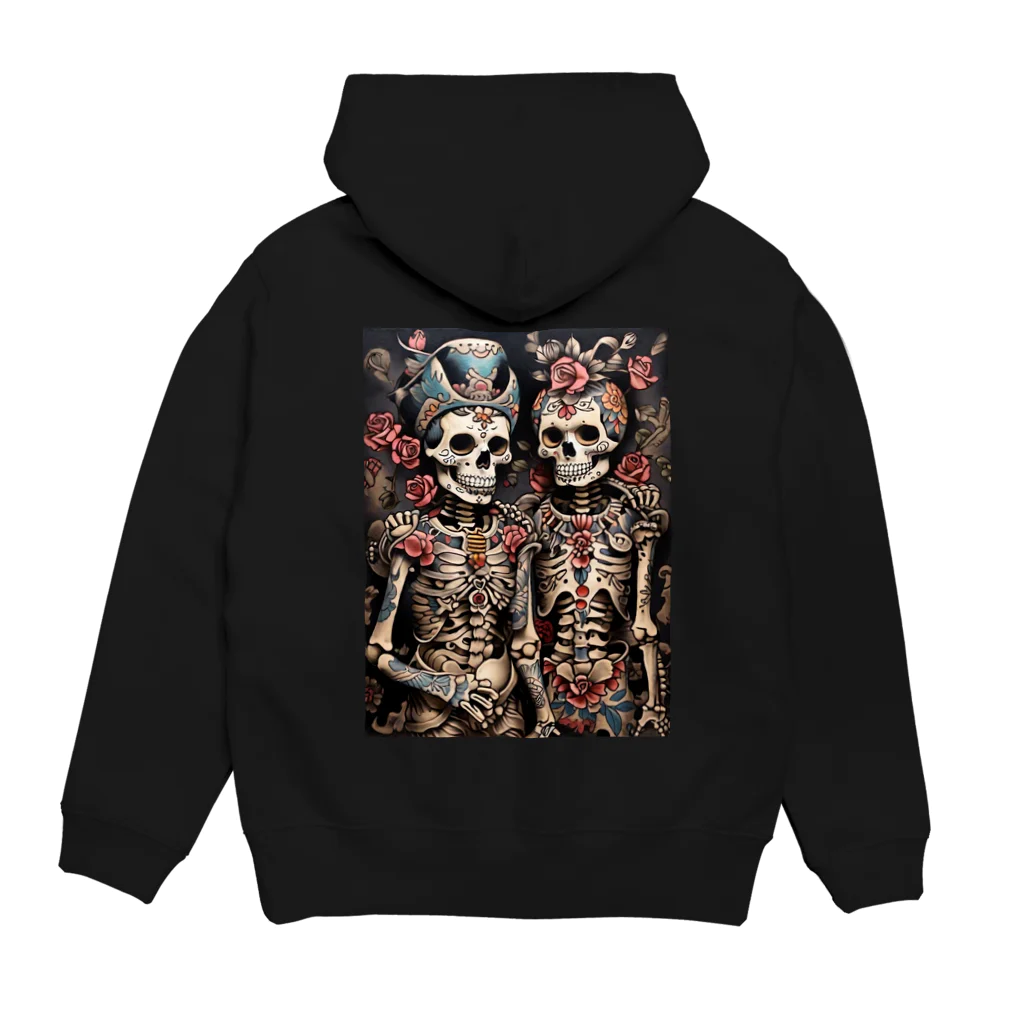 Skull sectionのきれいなガイコツ Hoodie:back