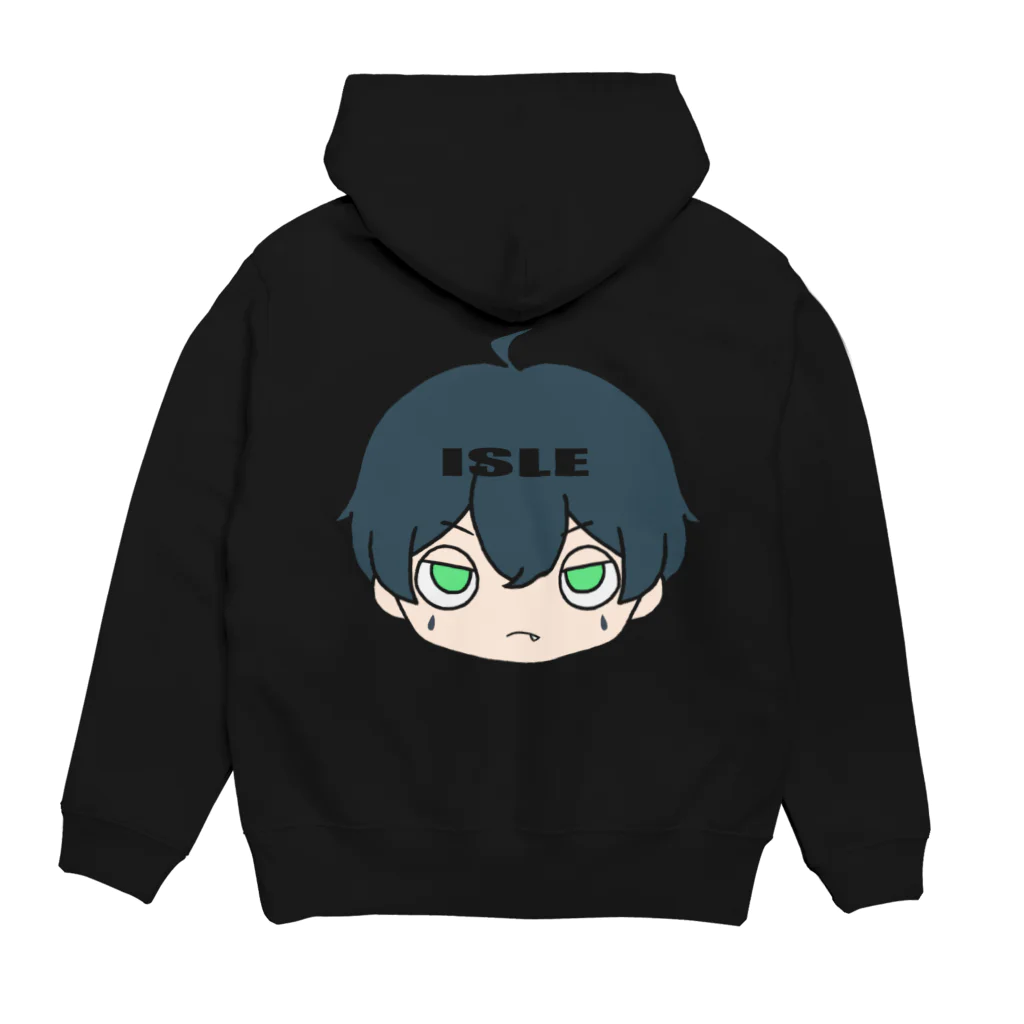 スマイルヴァンパイア公式グッズショップのアイル　バックプリントパーカー Hoodie:back