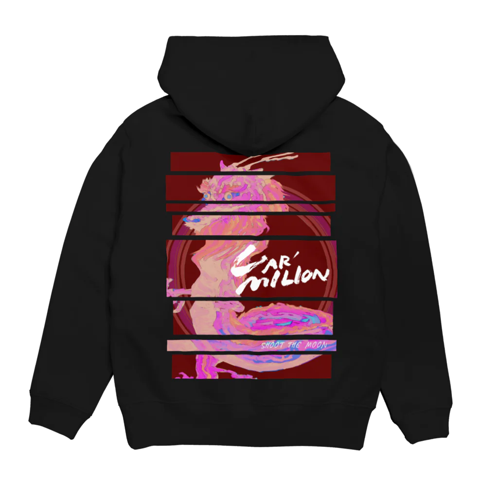 VAR'MILIONのVAR'MILION 干支シリーズ 辰 Hoodie:back