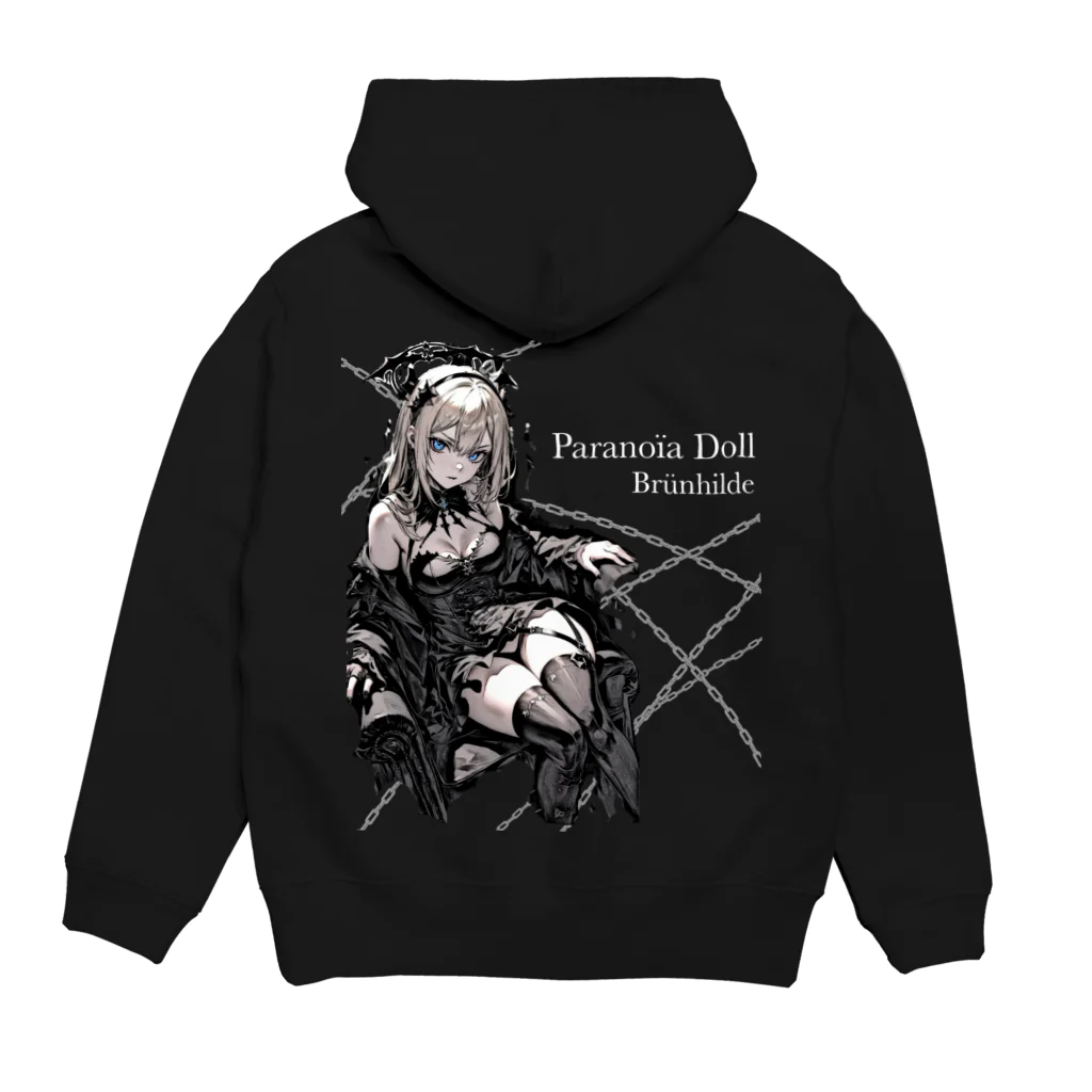 Paranoïa DollのParanoïa Doll Brünhilde ゴスロリ少女 Hoodie:back