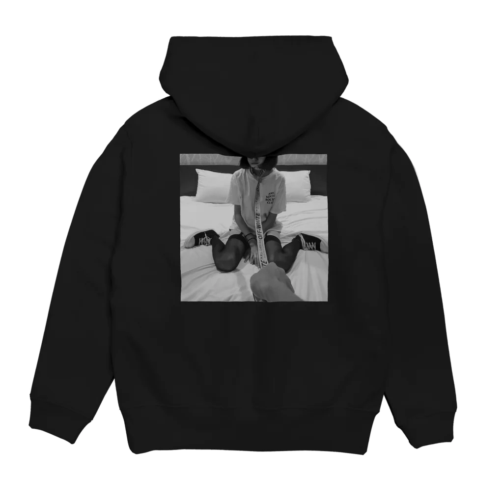 空想的 な Solitudeのlooking ur mum Hoodie:back