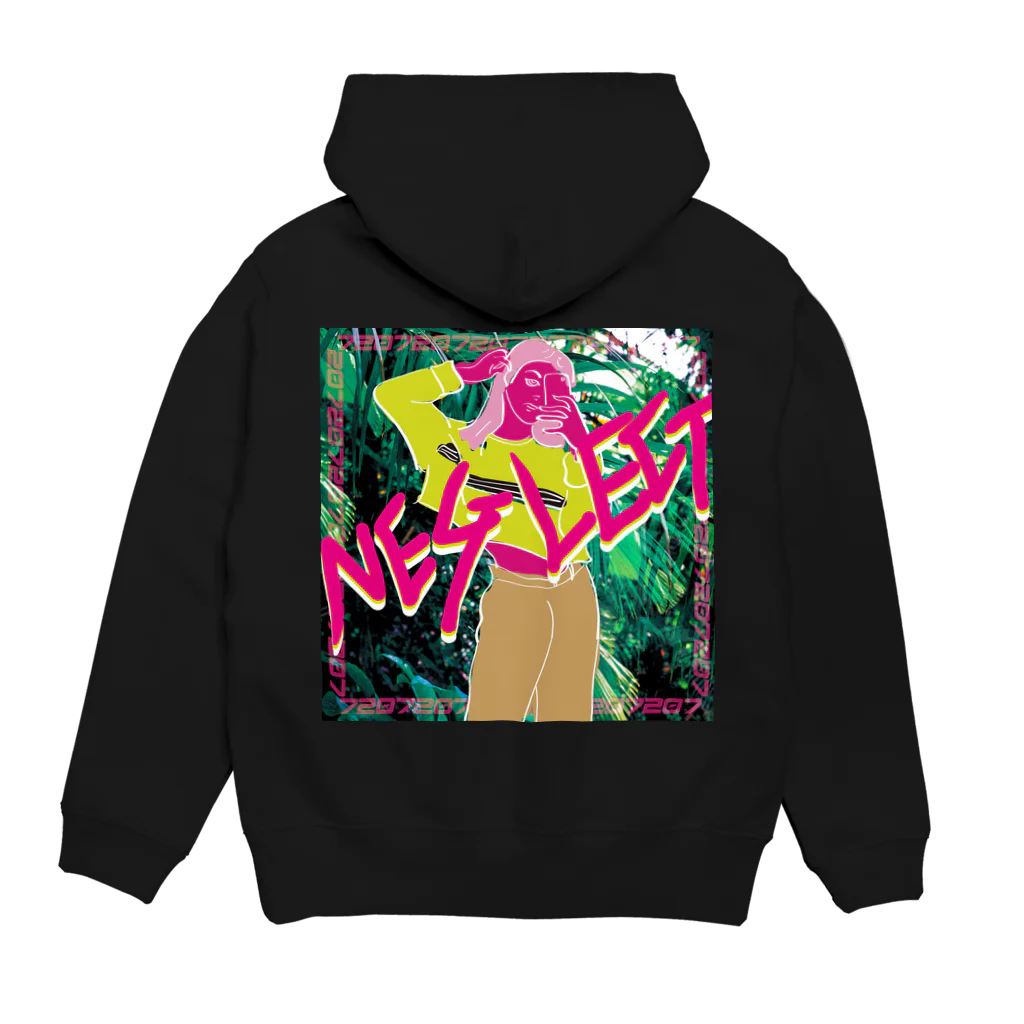 Rina Takahashiのやる気なし Hoodie:back