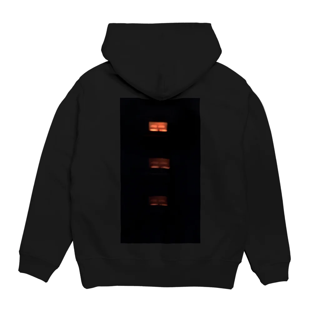 誰徒のトースターミッドナイト Hoodie:back