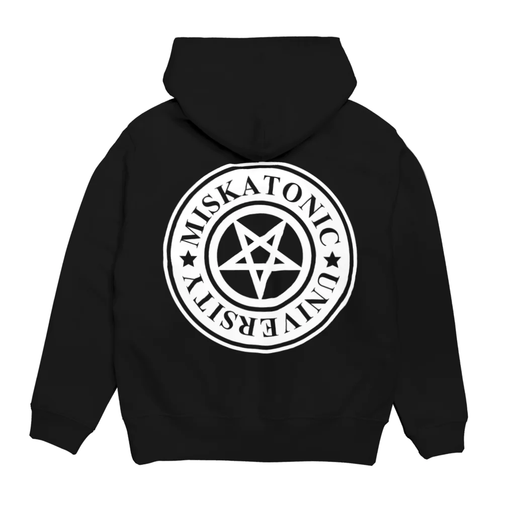 AURA_HYSTERICAのMISKATONIC UNIVERSITY Hoodie:back