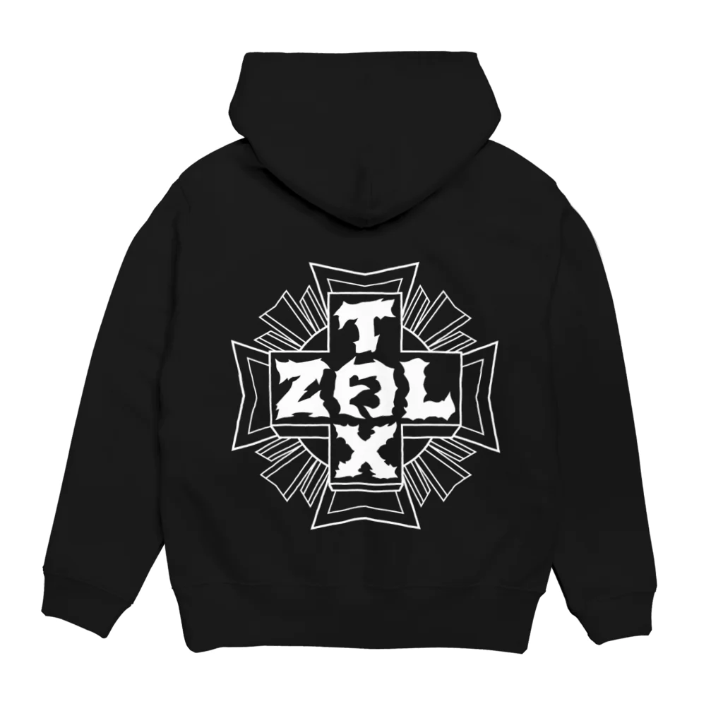 Zoltax.の十字キー Hoodie:back