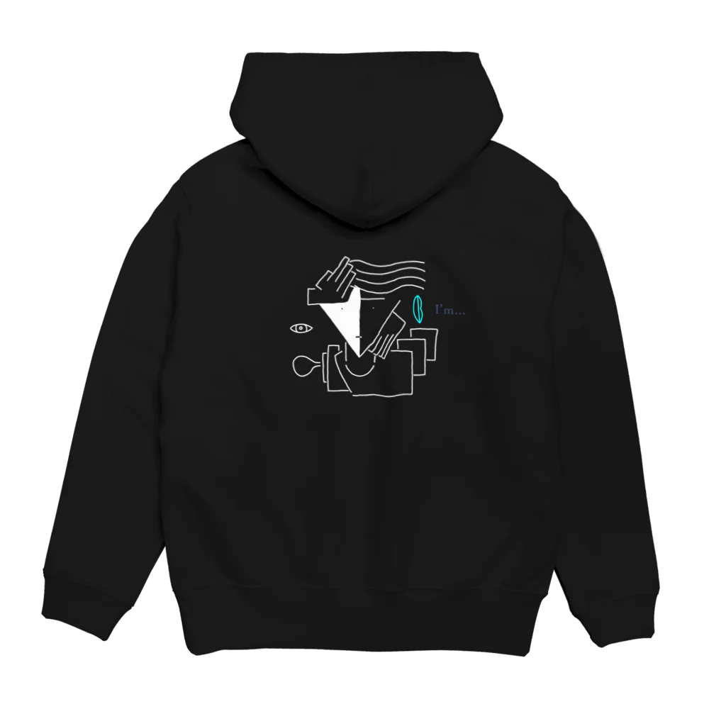 SOOのSOO_I'm...Brain3 Hoodie:back