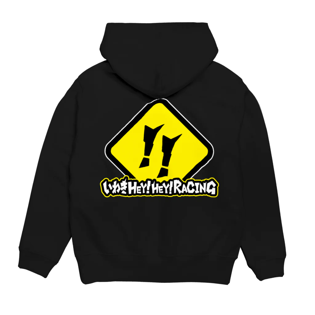 いわきHEY!HEY!RACINGオヒサルストアSUZURI支店の!!(chk chk) Hoodie:back