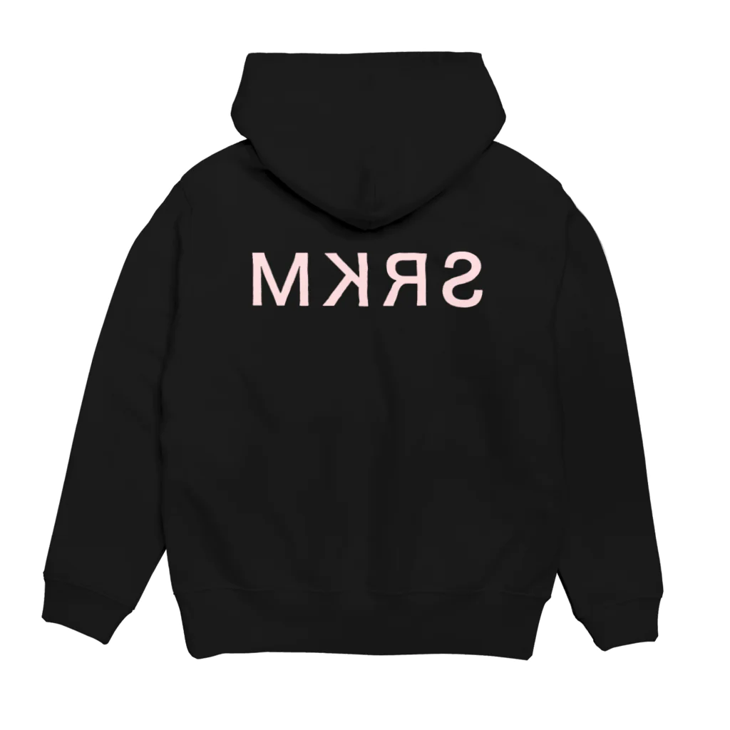 SRKMのSRKM（pink logo ver.2） Hoodie:back