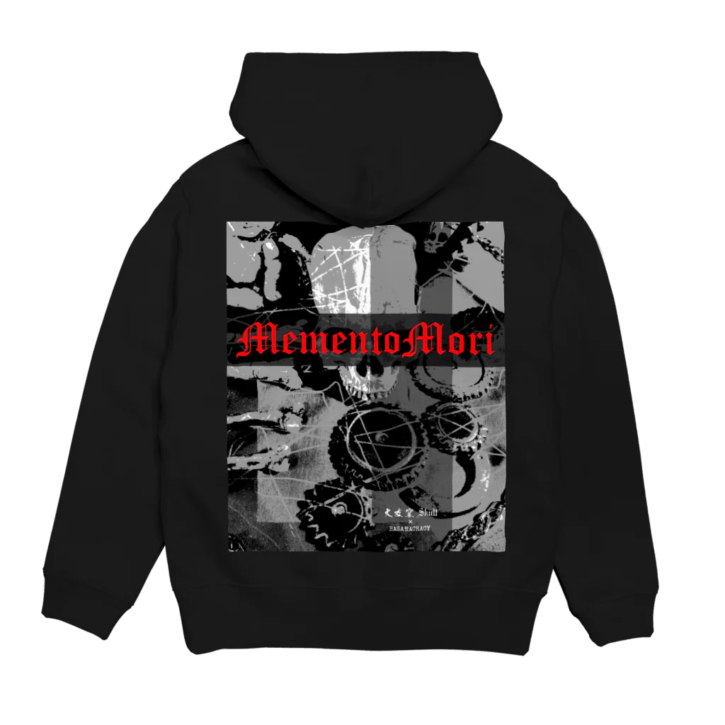 LUNARHOLIC STOREの[大友窯SkullxBASARACRACY]#02「十字」 Hoodie:back