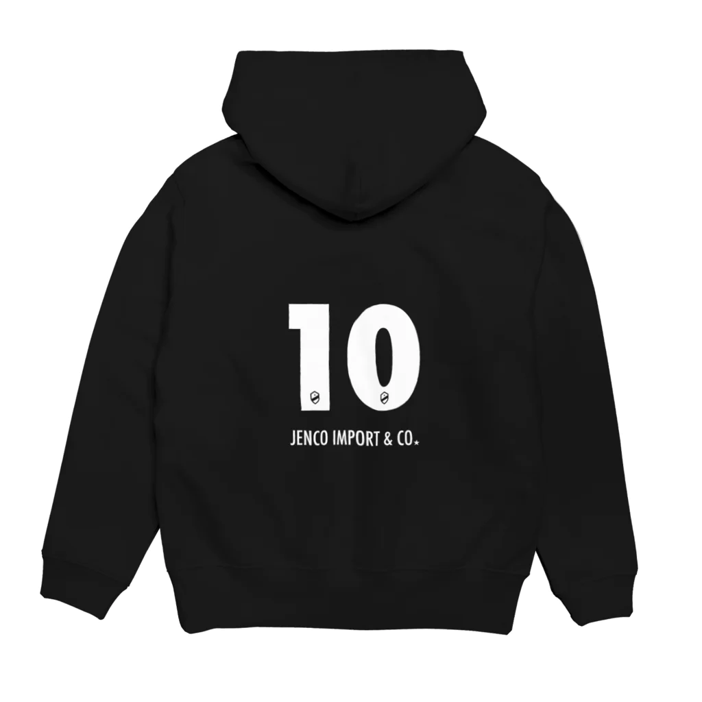 JENCO IMPORT & CO.のJENCO 2019SS_Lucky Number10 パーカーの裏面