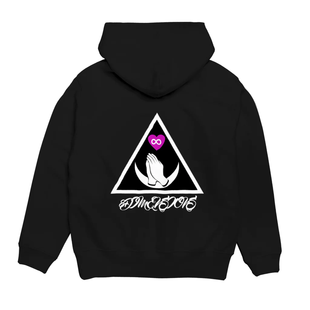 8DIMENSIONSの8DIMENSIONS Logo hoodie2 パーカーの裏面