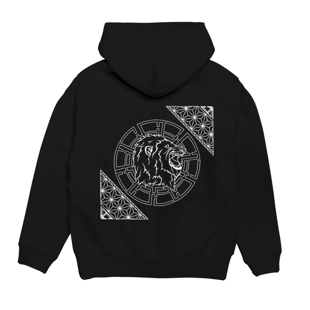 Artical-LinkのArtical  Link / LION Hoodie パーカーの裏面