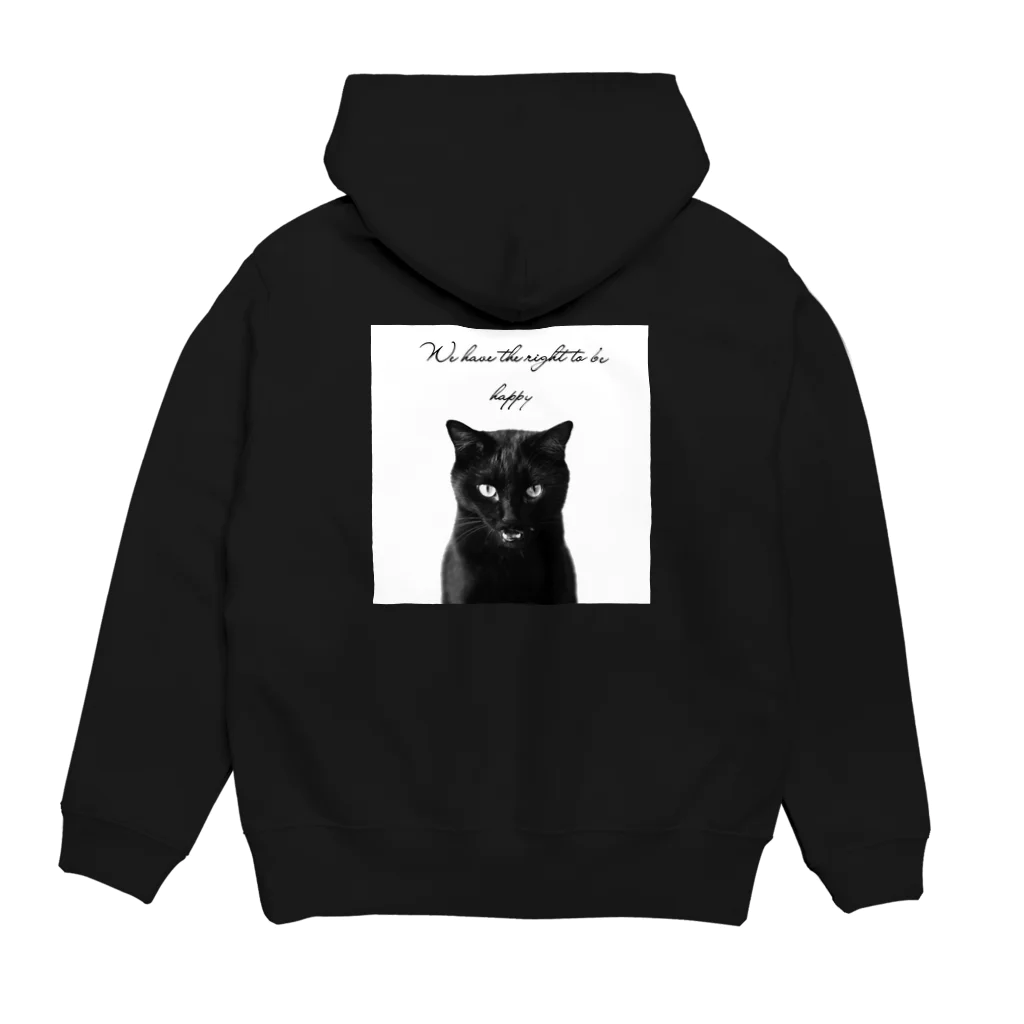 mekoのWe have the right to be happy Hoodie:back