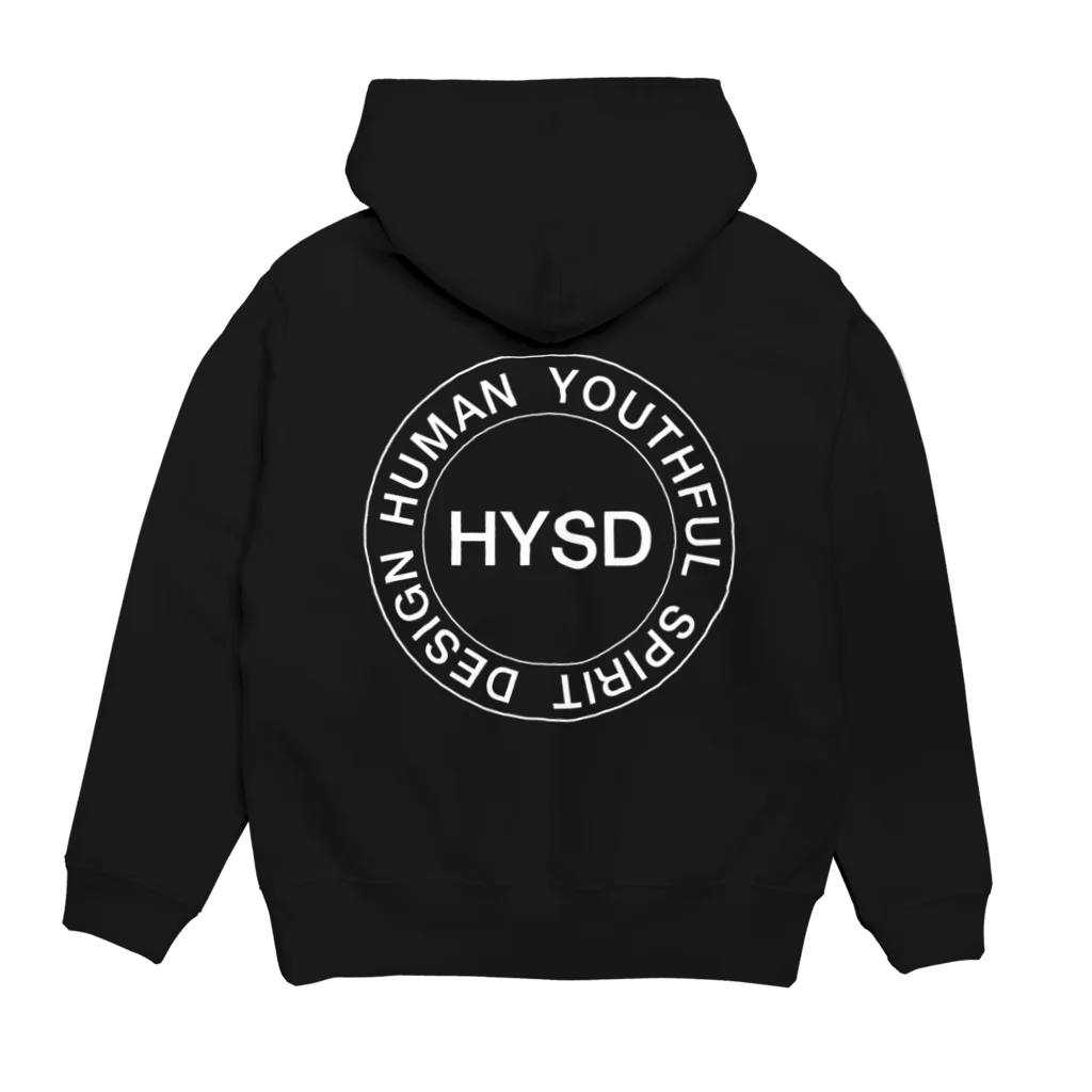 HYSDのHYSD サークルロゴ Hoodie:back