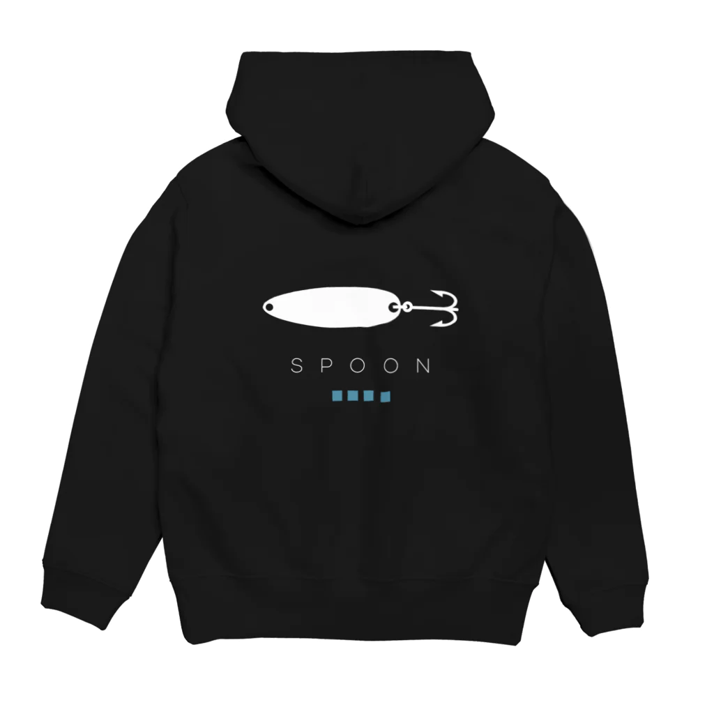 tachikoのスプーンしろ Hoodie:back