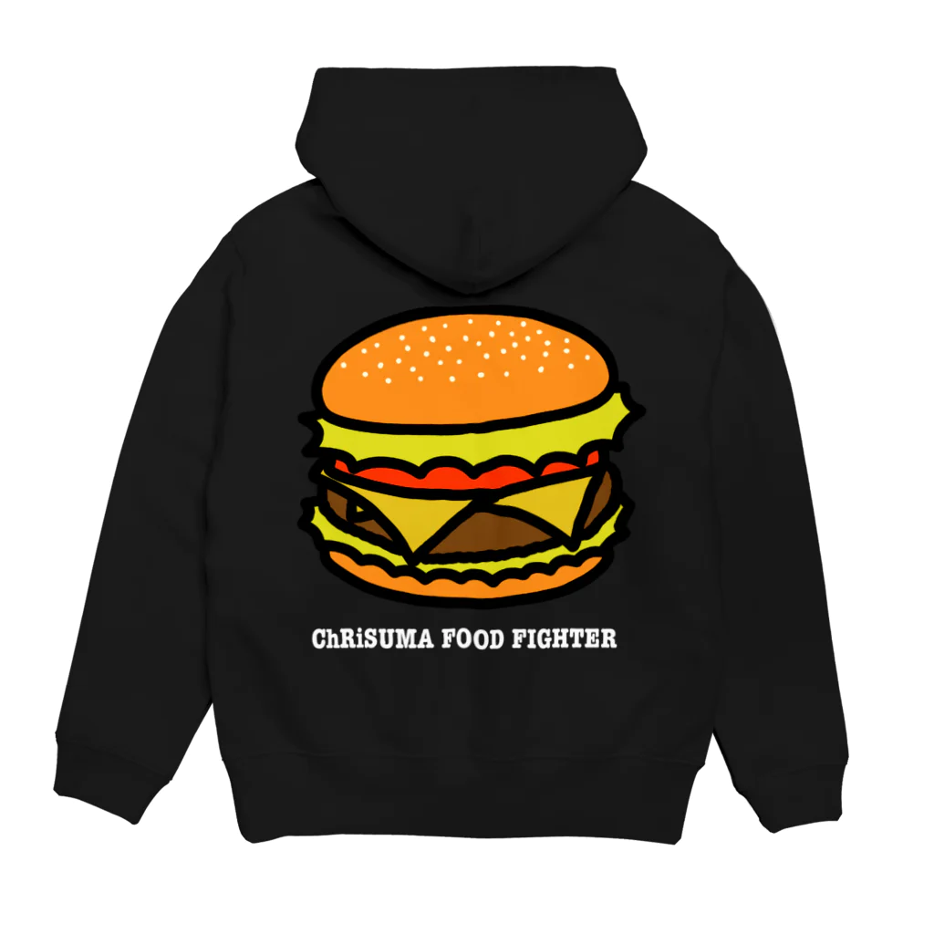 ChRiSUMAのChRiSUMA FOOD FIGHTER パーカーの裏面