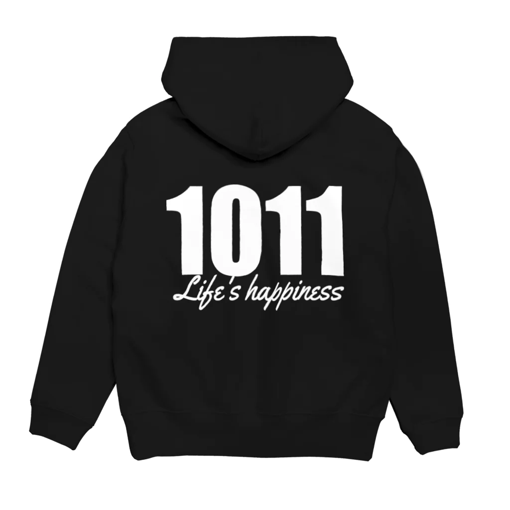 1011 Anti Proof Blandの1011 happy parka Hoodie:back