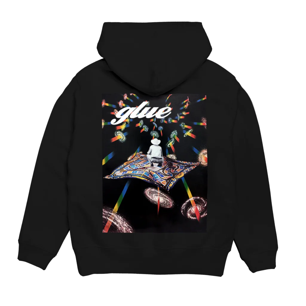 glueのTime traveler Hoodie:back